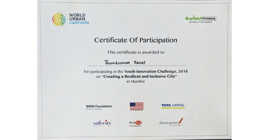 Certificate Youth Innovation Challenge 2018