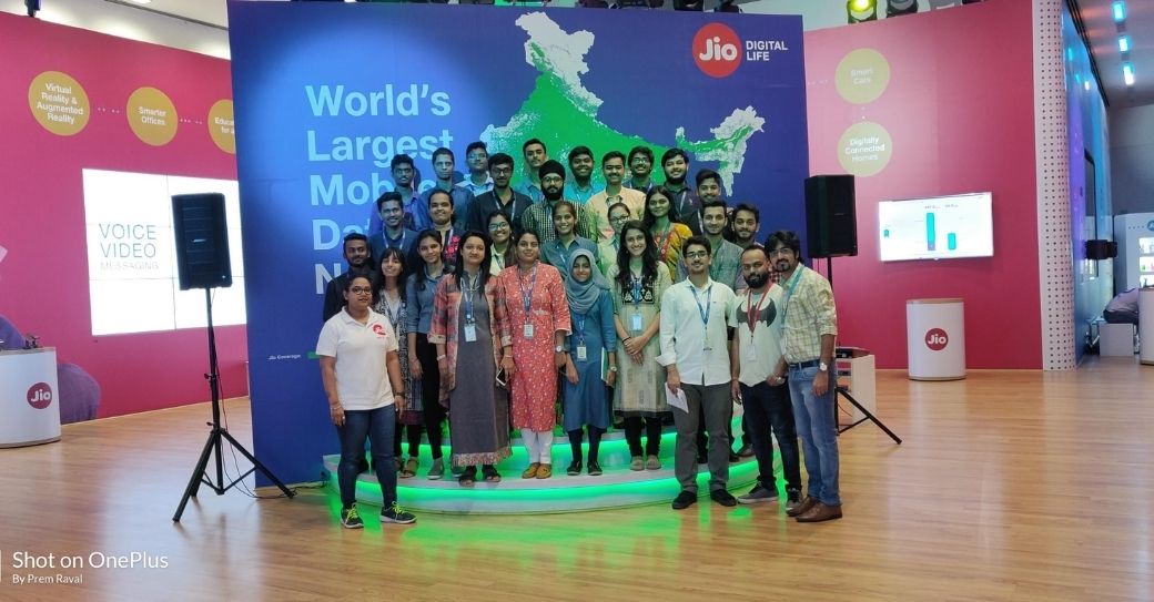 _prem_raval Volunteering at Reliance Jio Innovation Experience zone